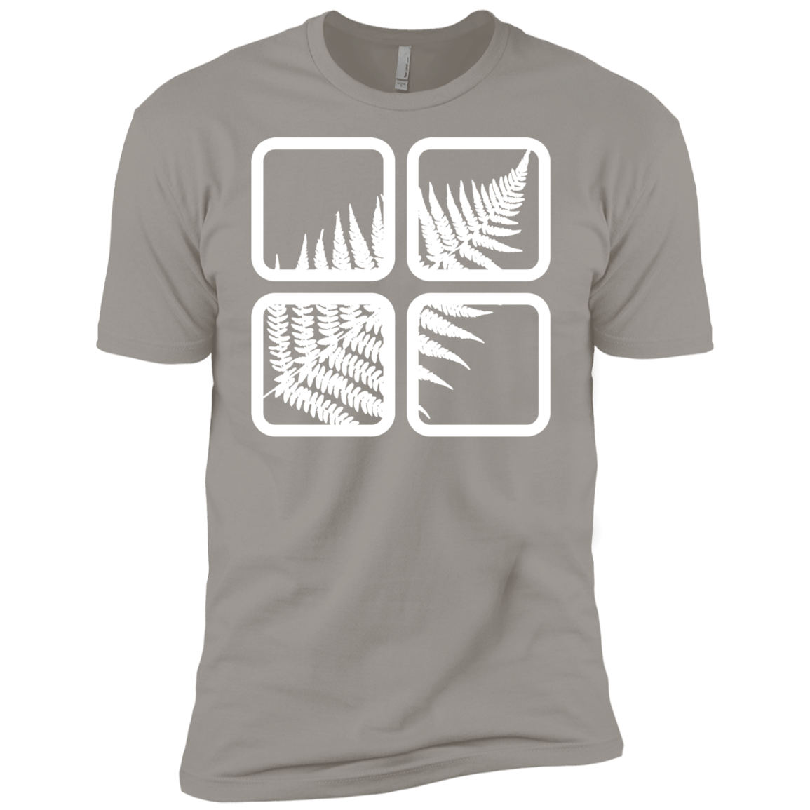 T-Shirts Light Grey / X-Small Fern Pane Men's Premium T-Shirt