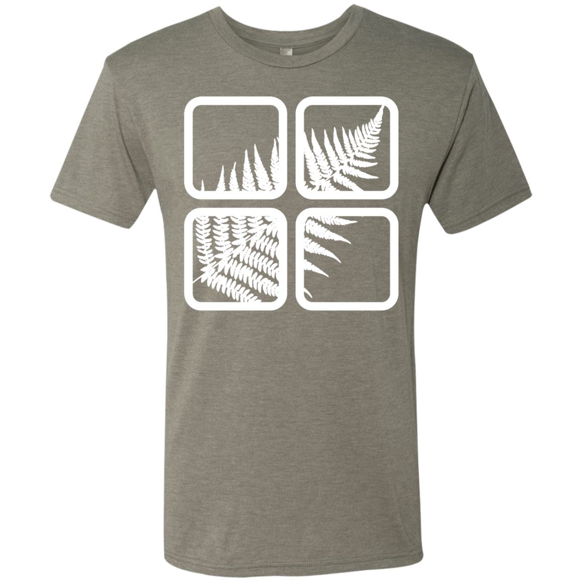 T-Shirts Venetian Grey / S Fern Pane Men's Triblend T-Shirt