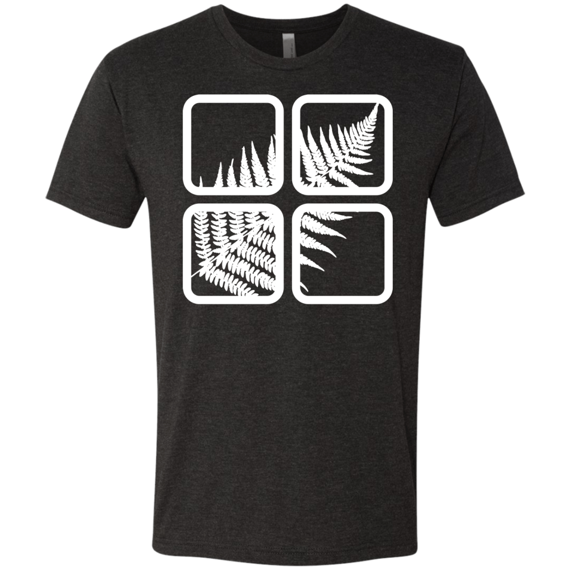 T-Shirts Vintage Black / S Fern Pane Men's Triblend T-Shirt