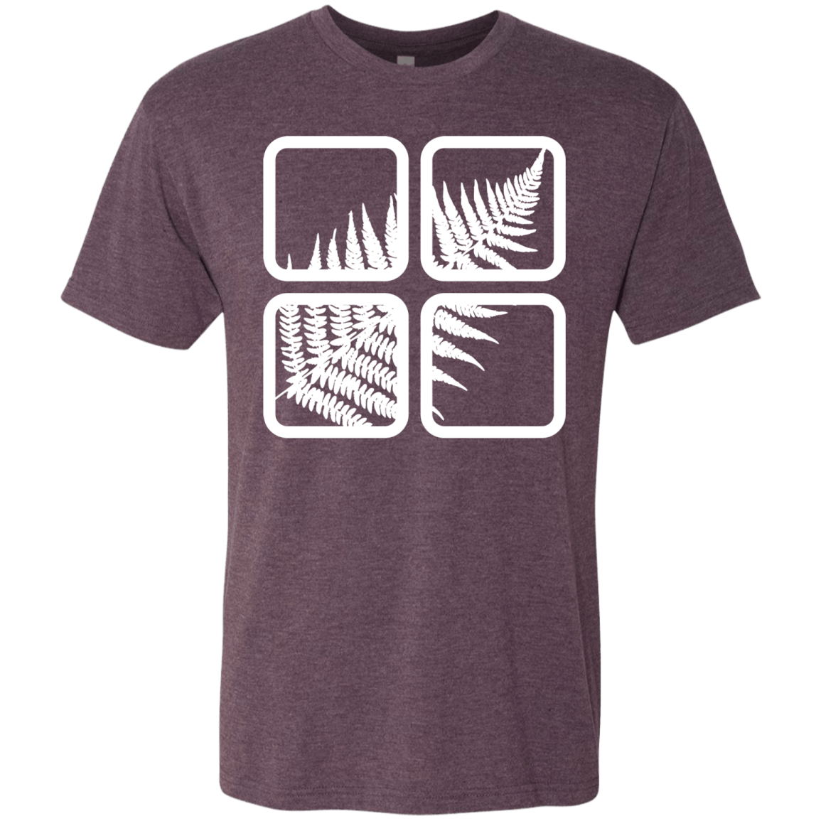 T-Shirts Vintage Purple / S Fern Pane Men's Triblend T-Shirt