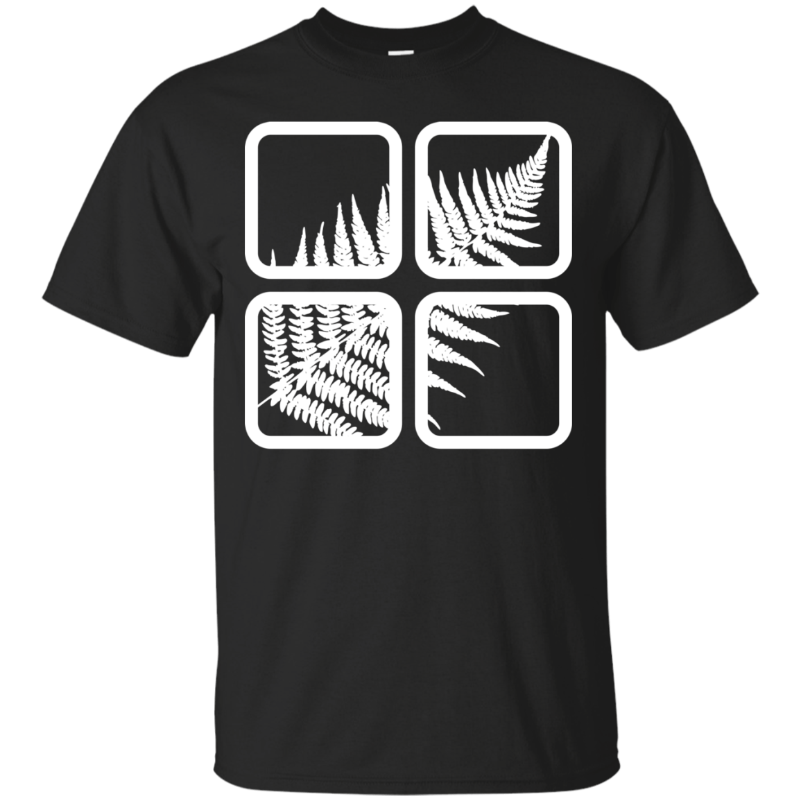 T-Shirts Black / S Fern Pane T-Shirt