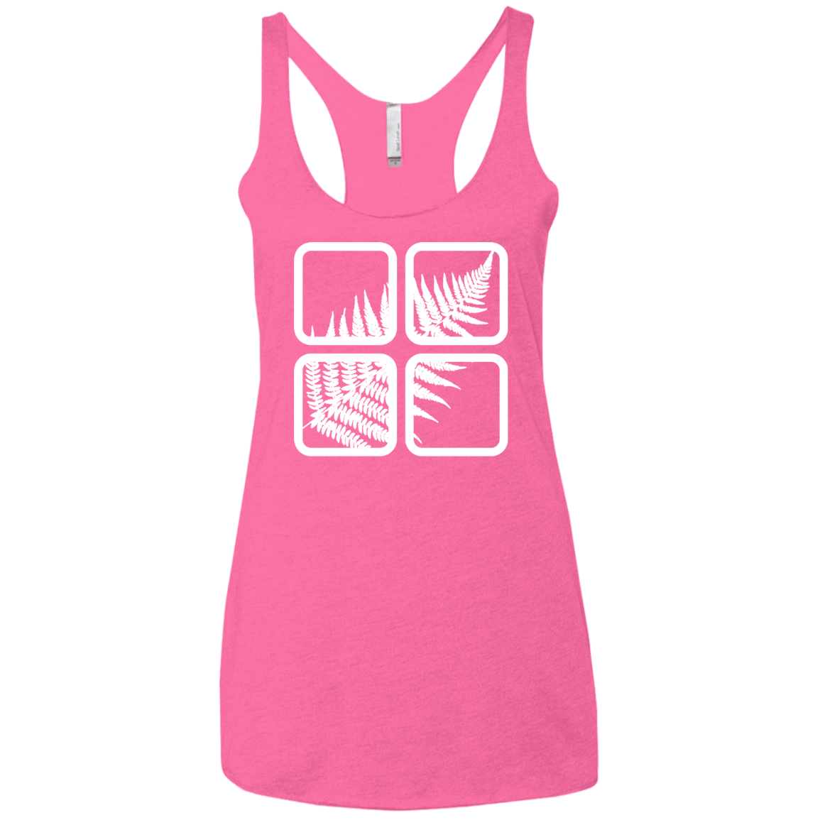 T-Shirts Vintage Pink / X-Small Fern Pane Women's Triblend Racerback Tank