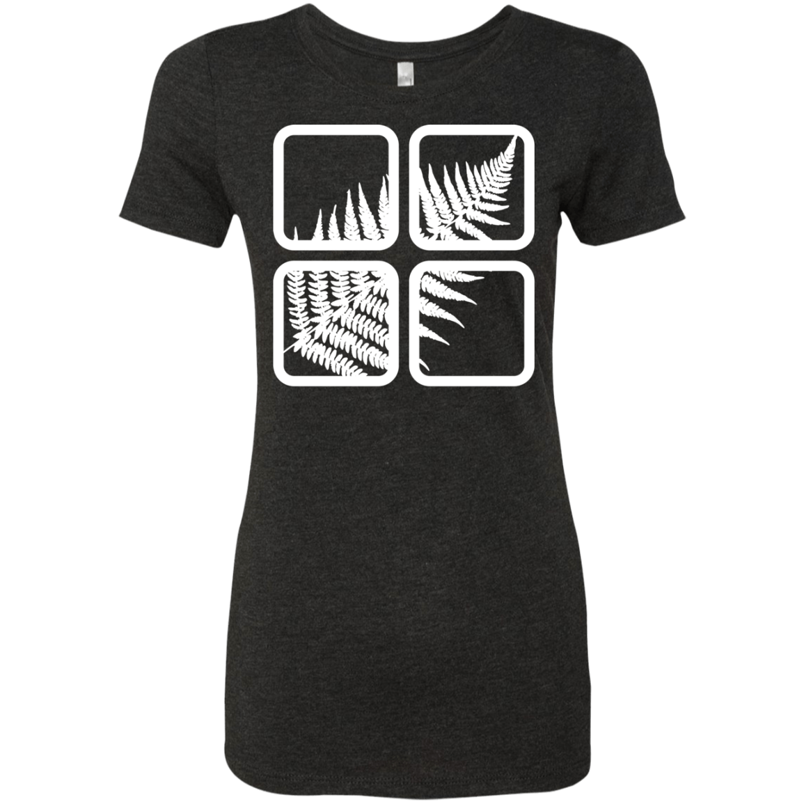 T-Shirts Vintage Black / S Fern Pane Women's Triblend T-Shirt