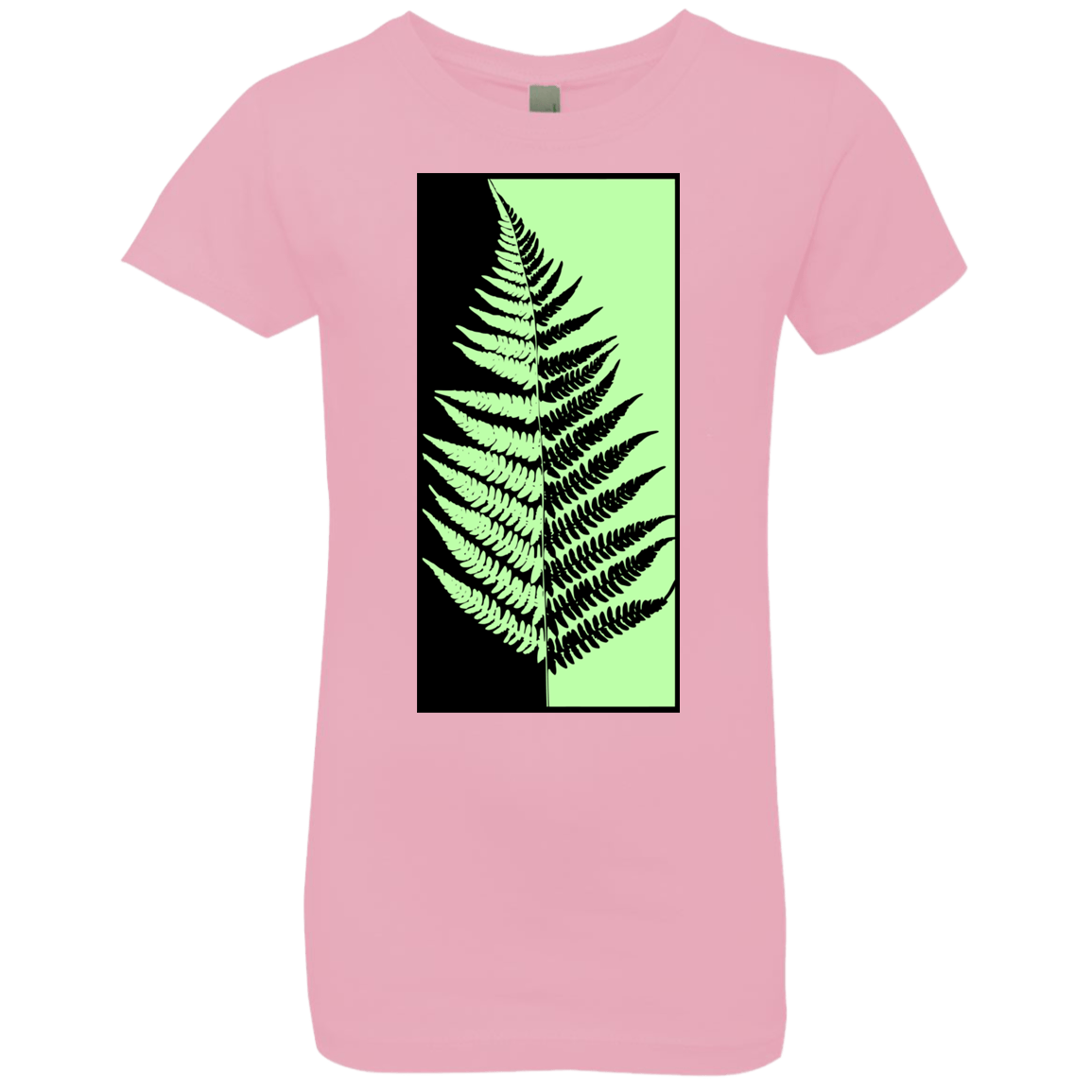 T-Shirts Light Pink / YXS Fern Press Girls Premium T-Shirt