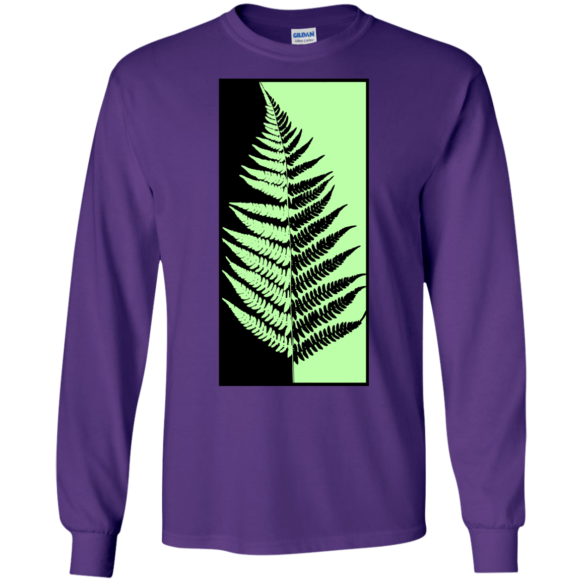 T-Shirts Purple / S Fern Press Men's Long Sleeve T-Shirt