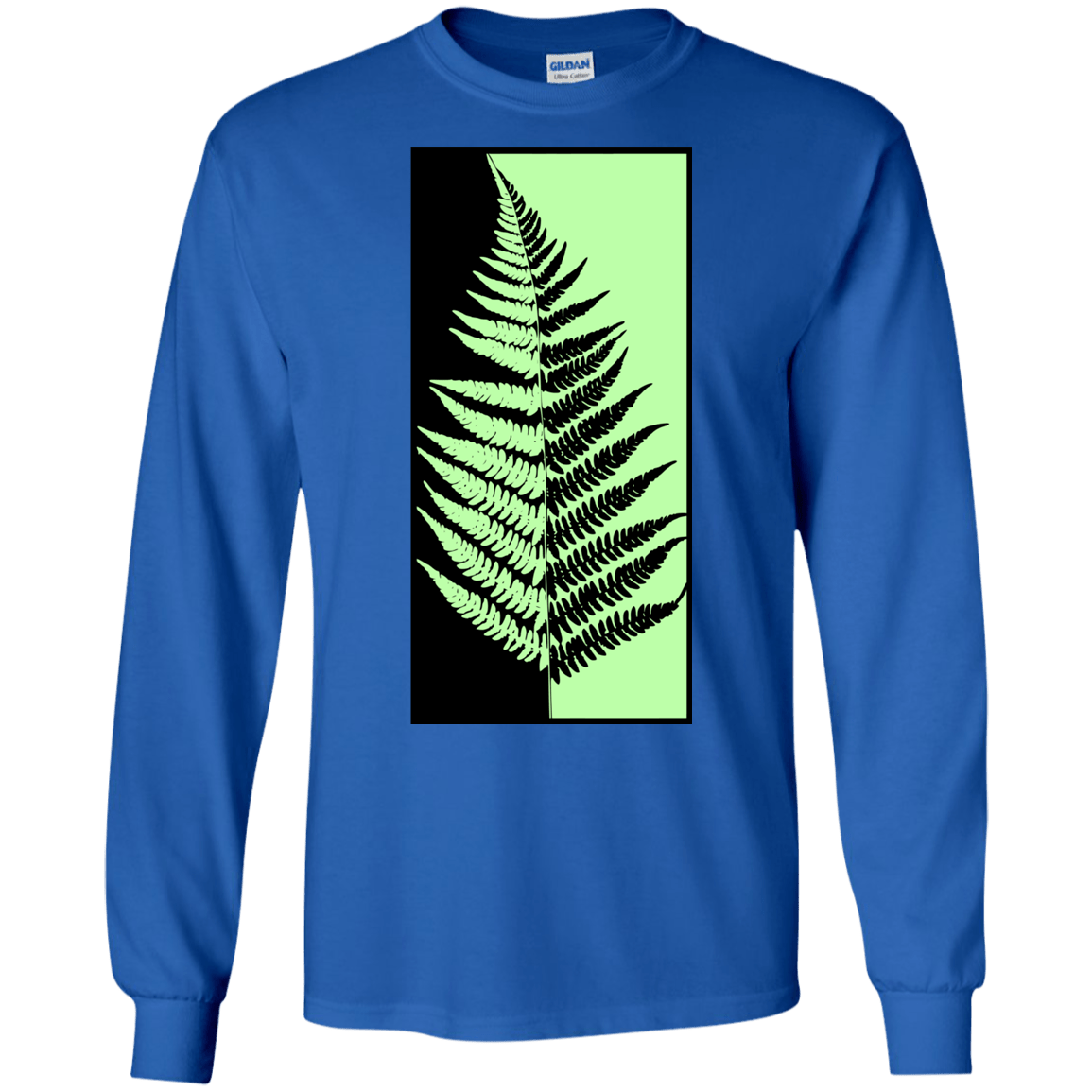 T-Shirts Royal / S Fern Press Men's Long Sleeve T-Shirt