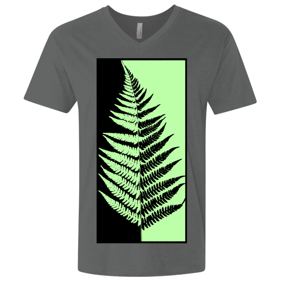 T-Shirts Heavy Metal / X-Small Fern Press Men's Premium V-Neck