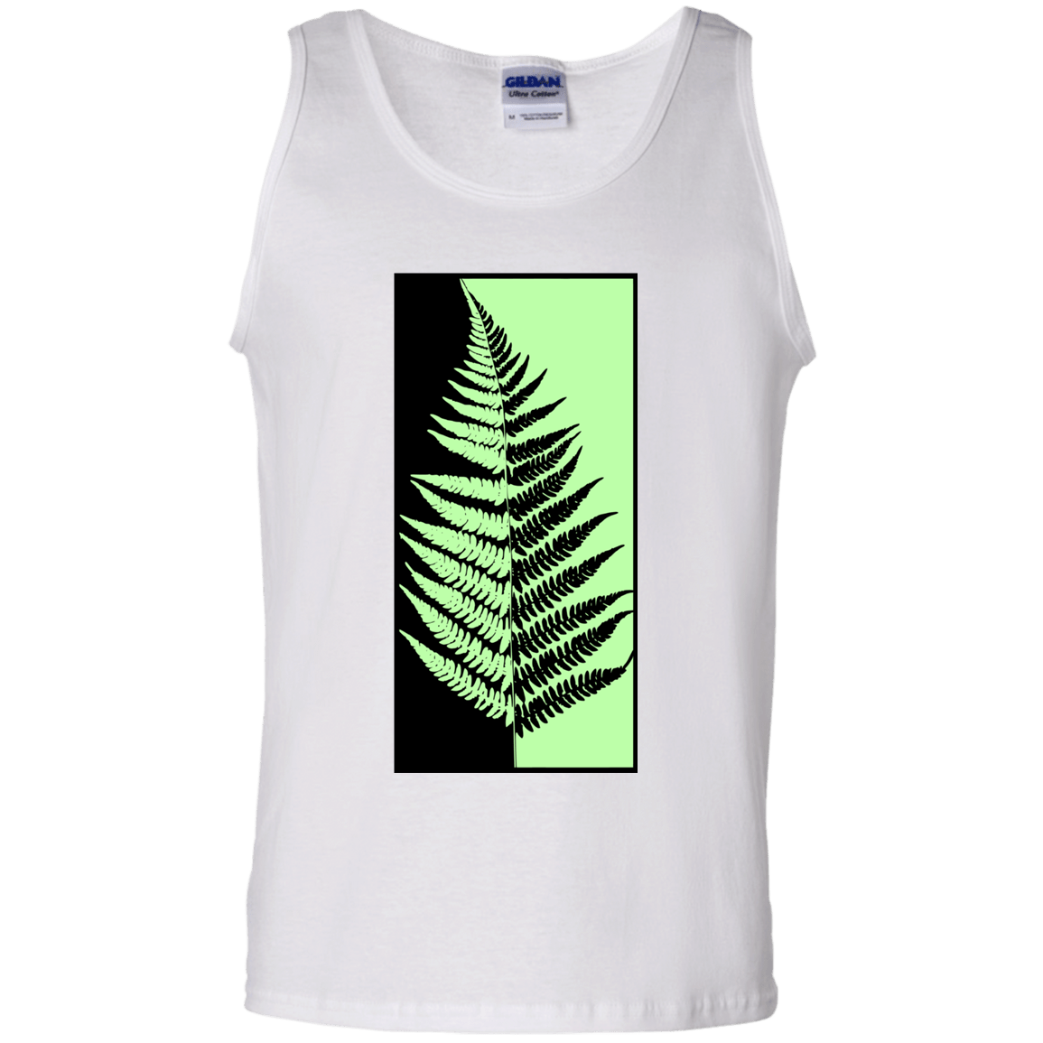 T-Shirts White / S Fern Press Men's Tank Top