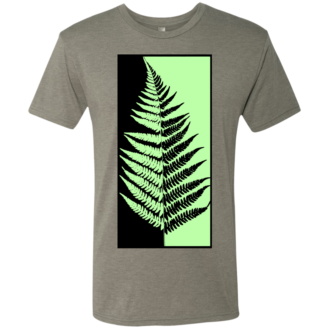 T-Shirts Venetian Grey / S Fern Press Men's Triblend T-Shirt