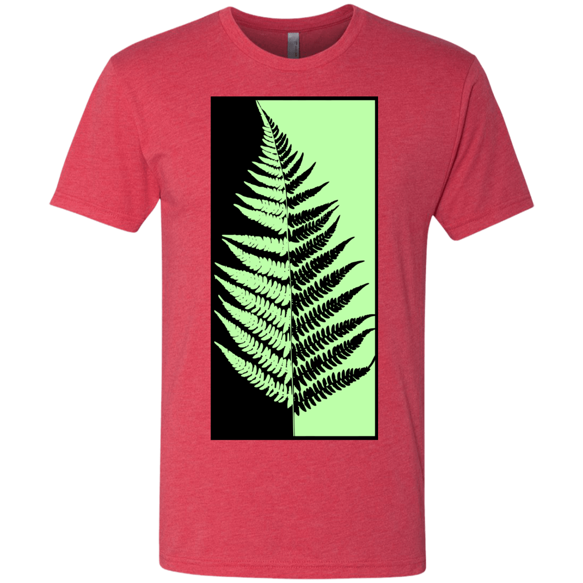 T-Shirts Vintage Red / S Fern Press Men's Triblend T-Shirt