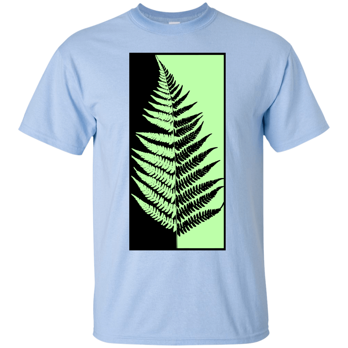 T-Shirts Light Blue / S Fern Press T-Shirt