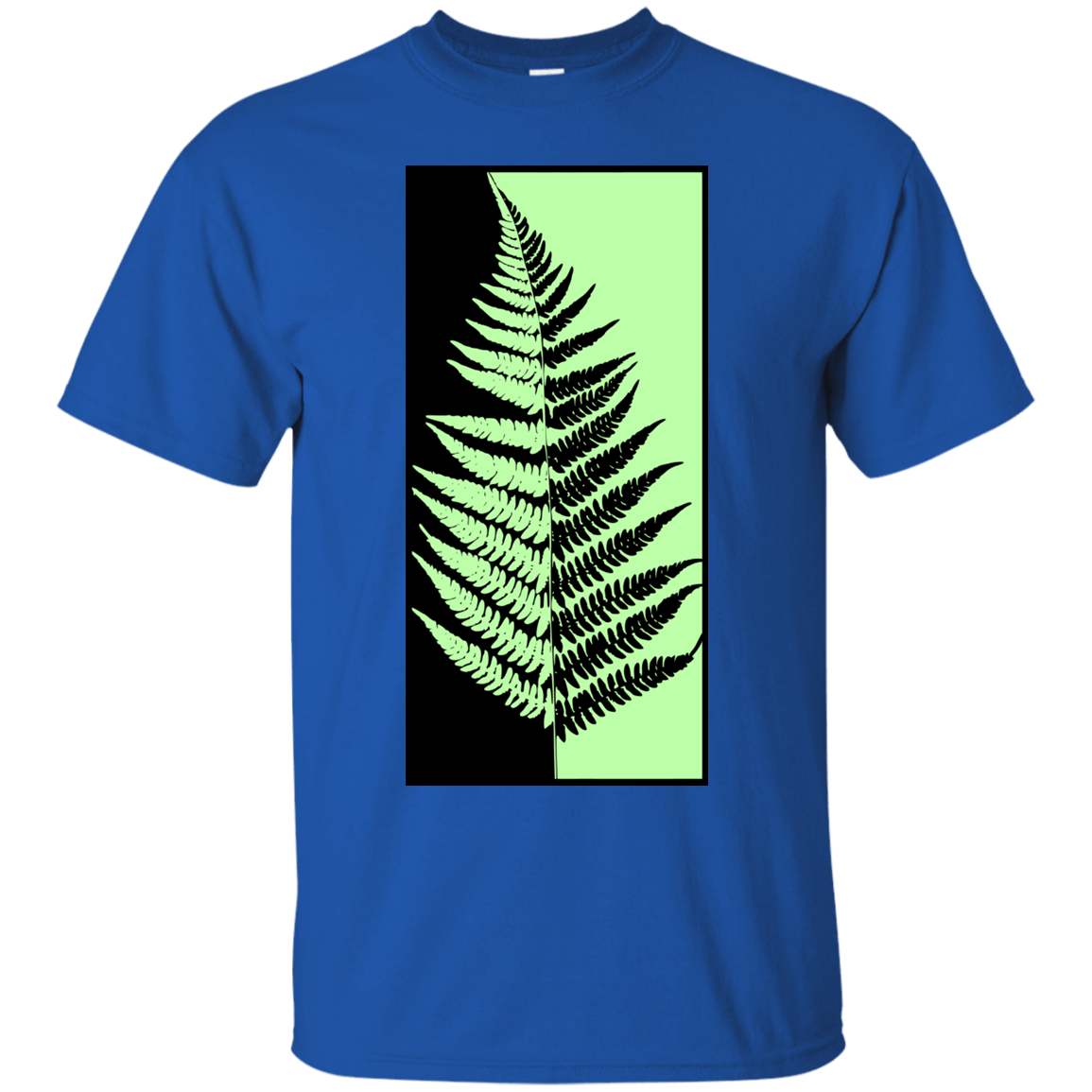 T-Shirts Royal / S Fern Press T-Shirt