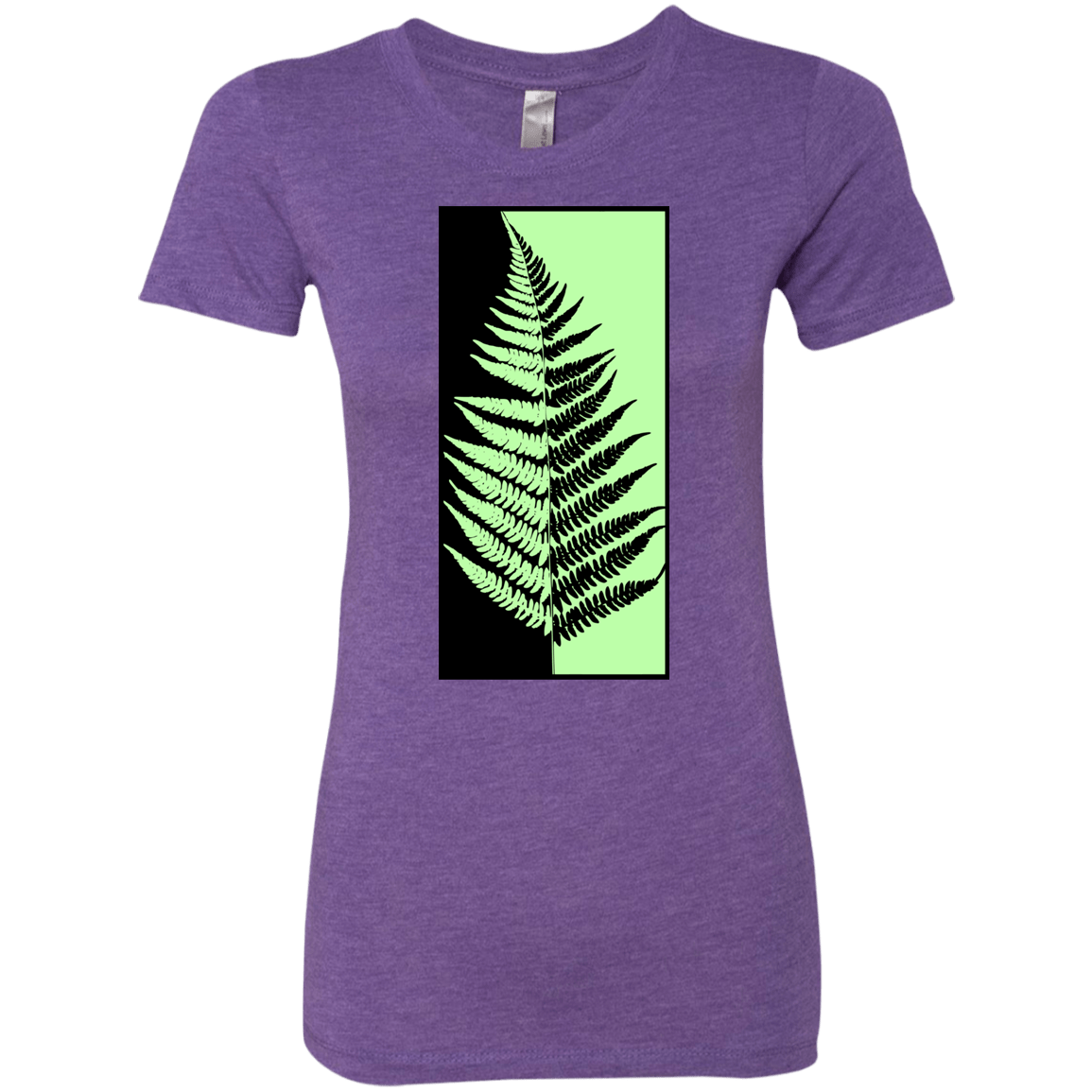 T-Shirts Purple Rush / S Fern Press Women's Triblend T-Shirt
