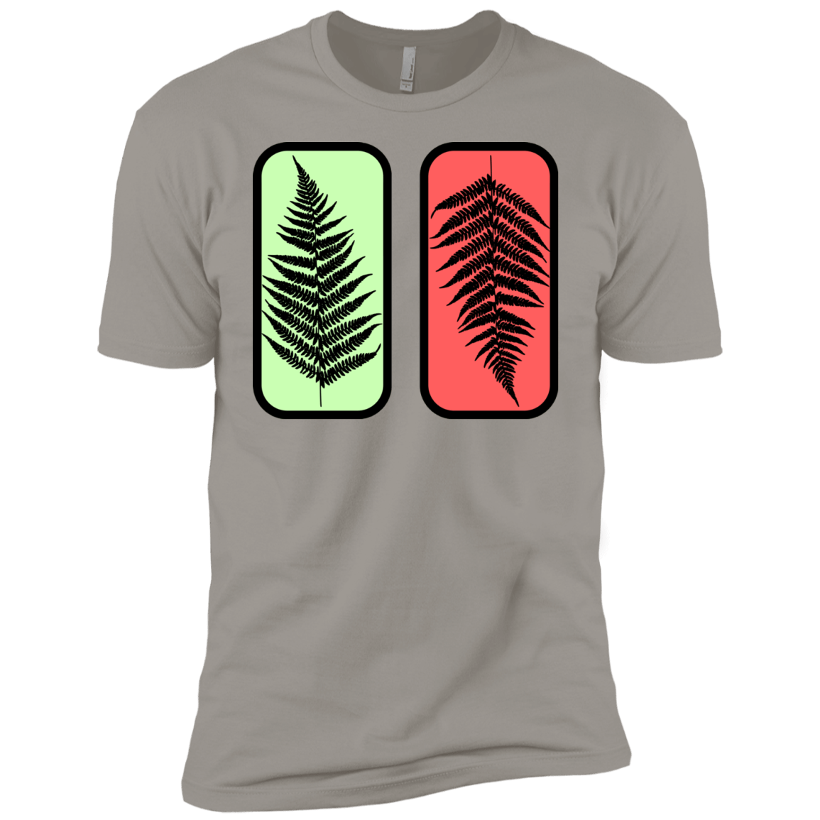 T-Shirts Light Grey / YXS Ferns Boys Premium T-Shirt