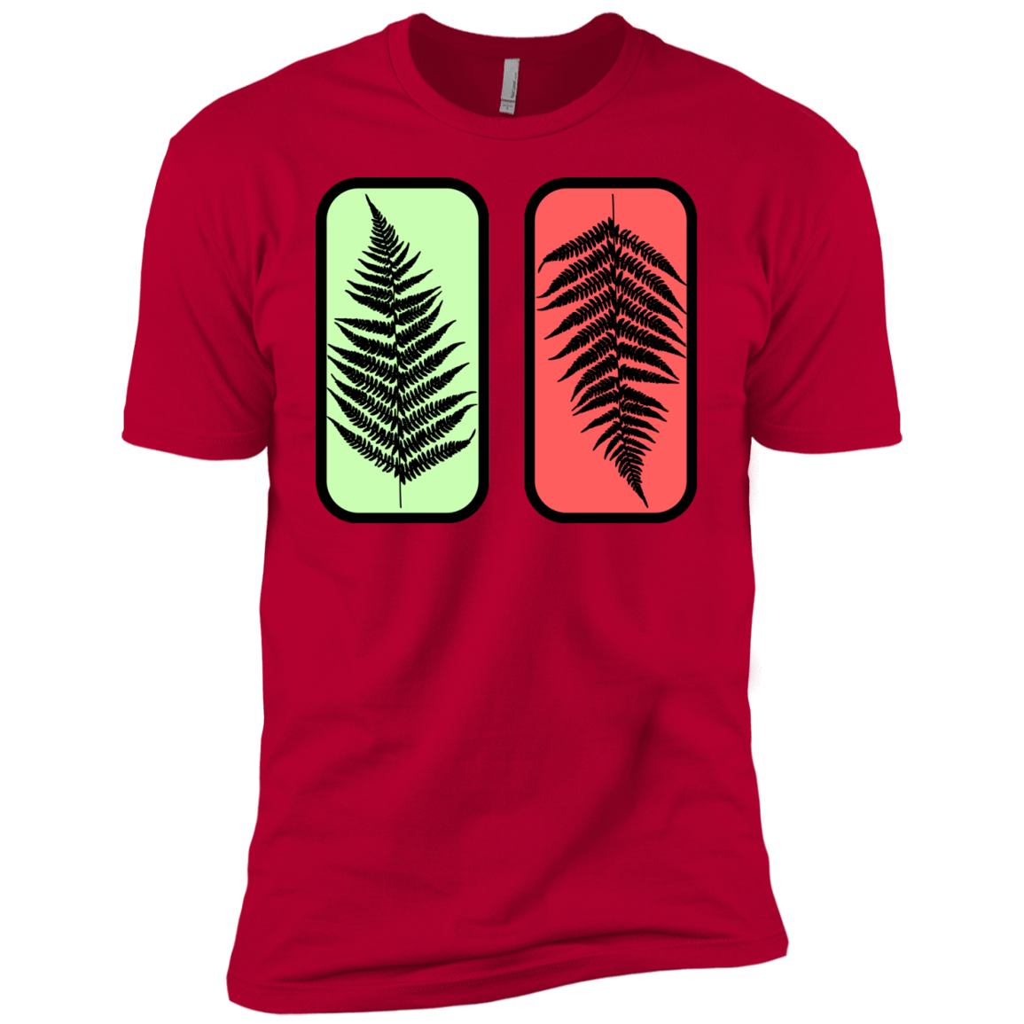 T-Shirts Red / YXS Ferns Boys Premium T-Shirt