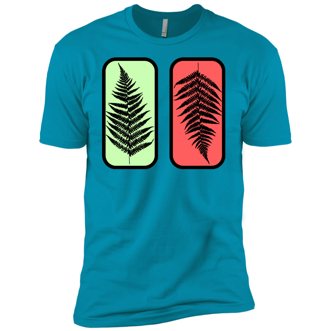T-Shirts Turquoise / YXS Ferns Boys Premium T-Shirt