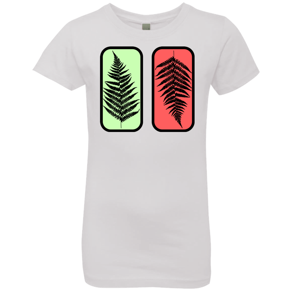 T-Shirts White / YXS Ferns Girls Premium T-Shirt