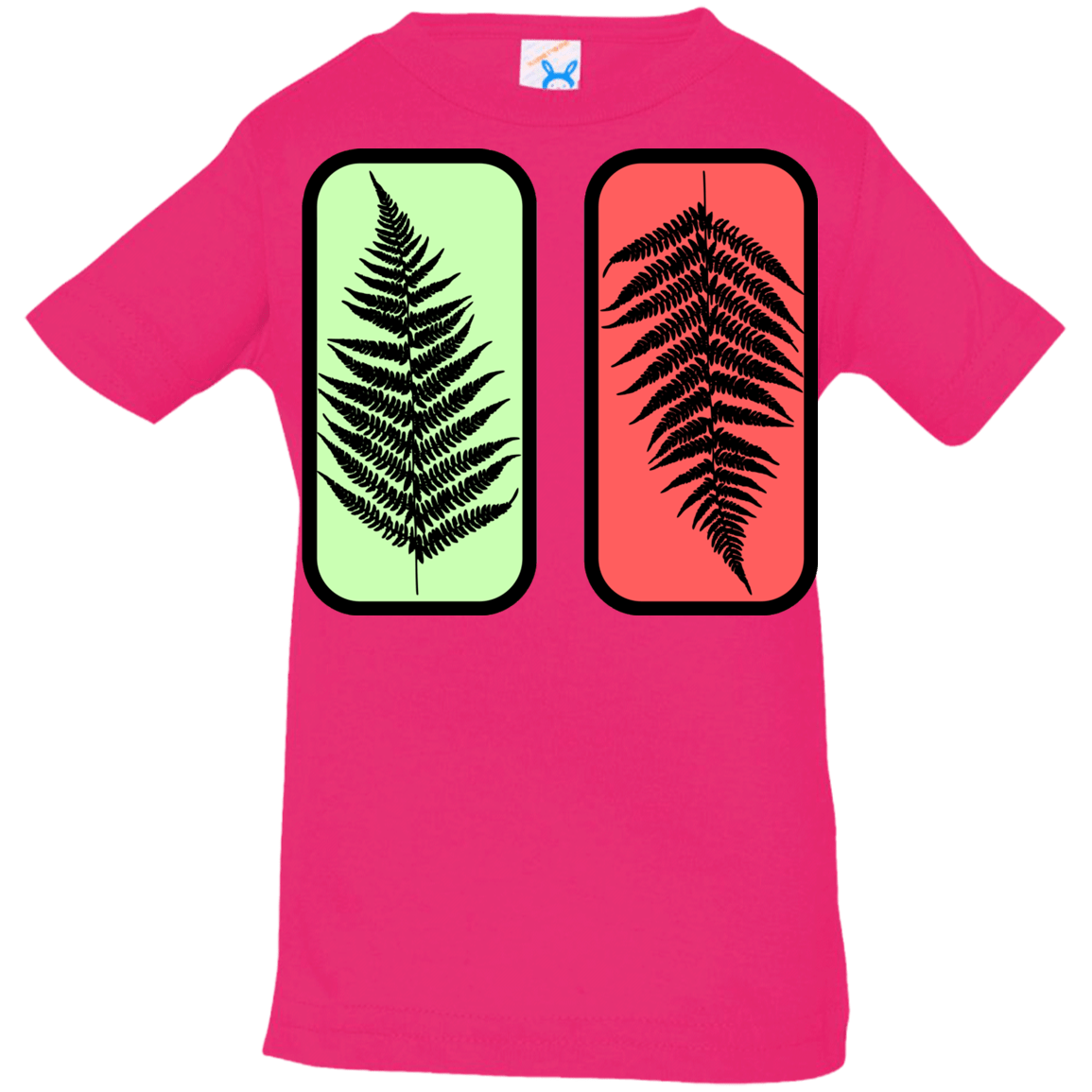 T-Shirts Hot Pink / 6 Months Ferns Infant Premium T-Shirt