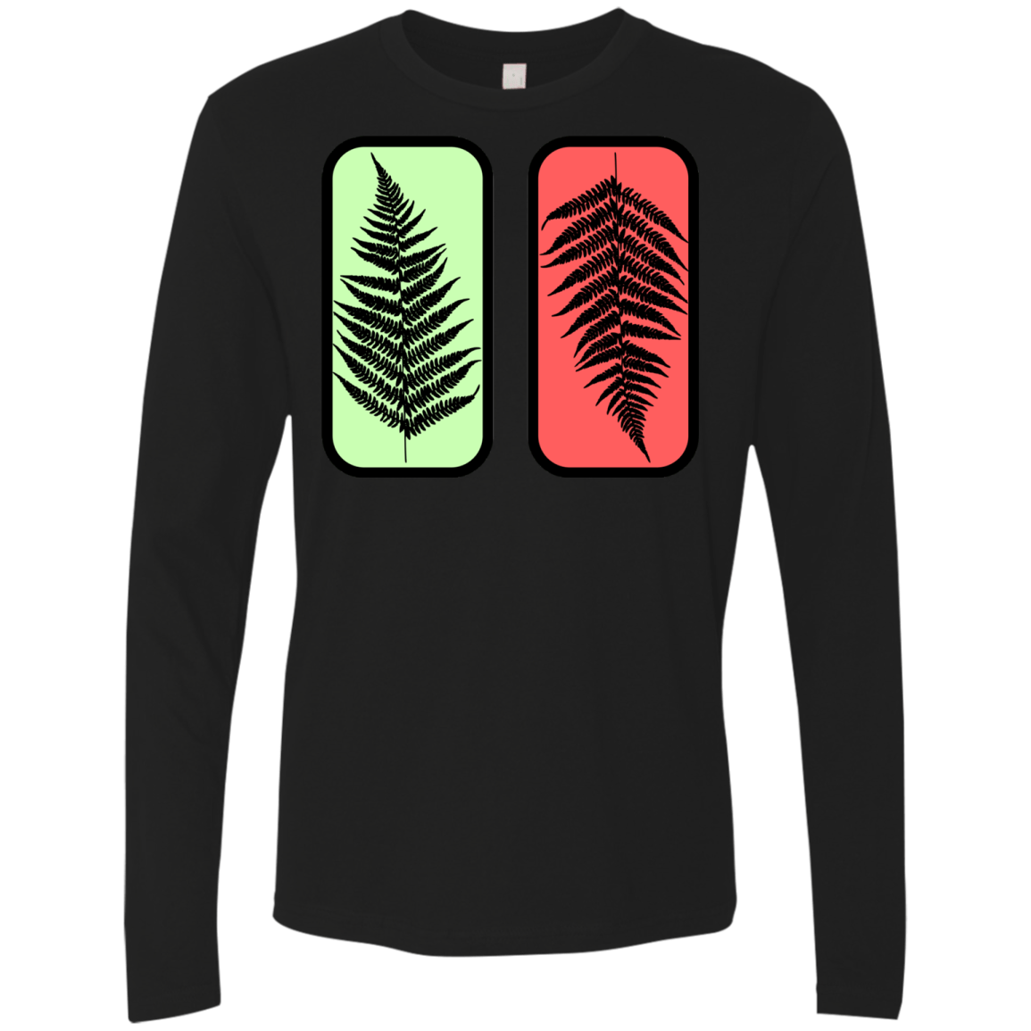 T-Shirts Black / S Ferns Men's Premium Long Sleeve