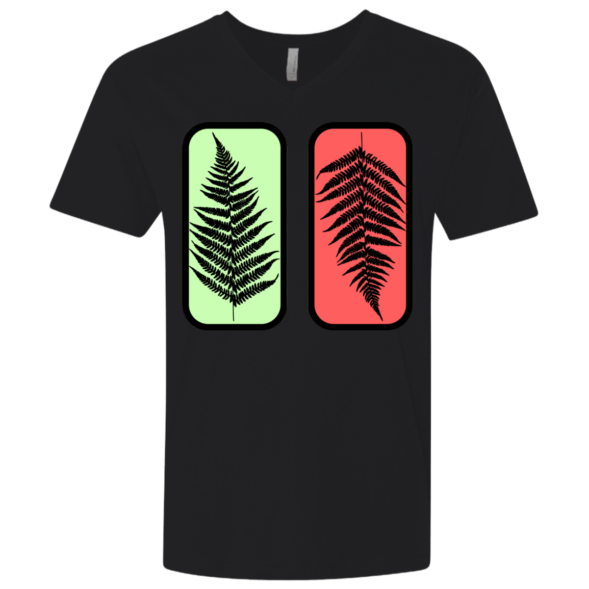 T-Shirts Black / X-Small Ferns Men's Premium V-Neck