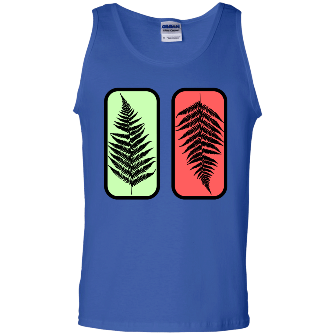T-Shirts Royal / S Ferns Men's Tank Top