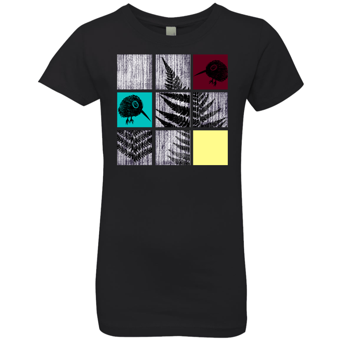 T-Shirts Black / YXS Ferns n Chicks Girls Premium T-Shirt