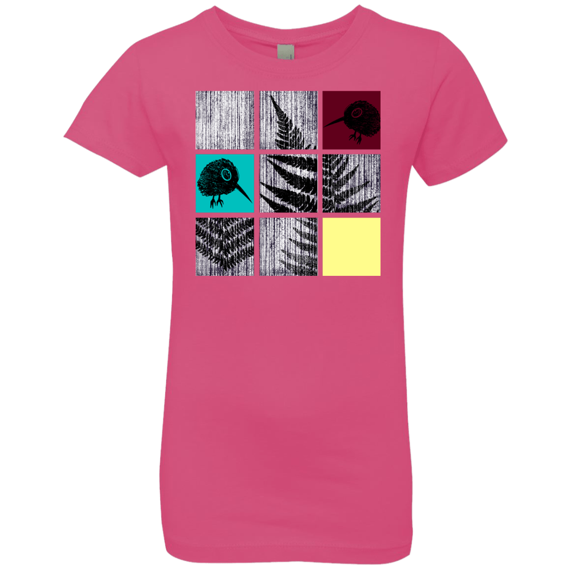 T-Shirts Hot Pink / YXS Ferns n Chicks Girls Premium T-Shirt