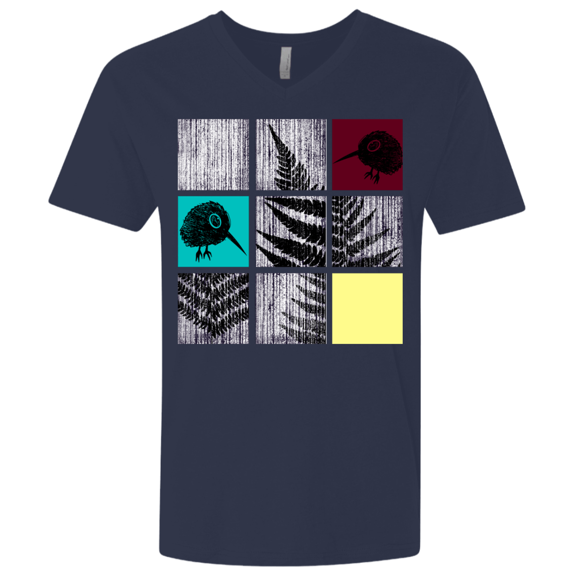 T-Shirts Midnight Navy / X-Small Ferns n Chicks Men's Premium V-Neck