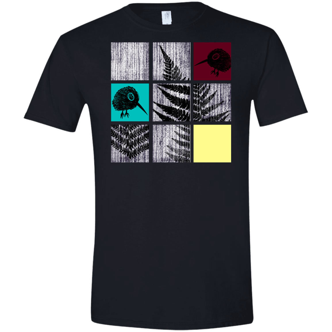 T-Shirts Black / X-Small Ferns n Chicks Men's Semi-Fitted Softstyle