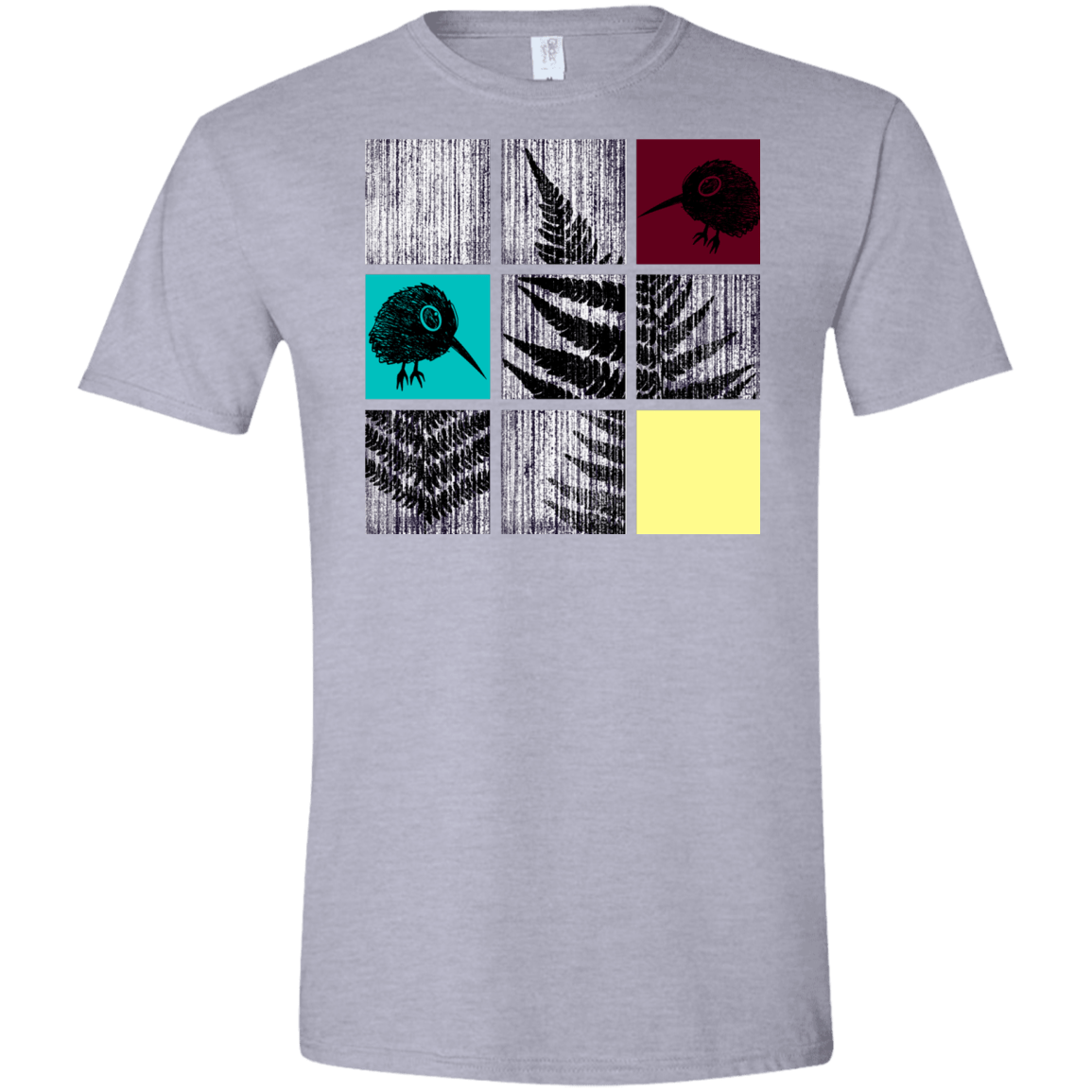 T-Shirts Sport Grey / X-Small Ferns n Chicks Men's Semi-Fitted Softstyle