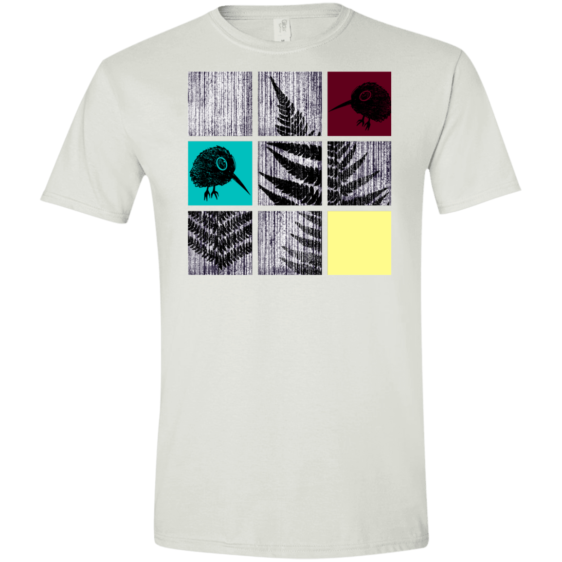 T-Shirts White / X-Small Ferns n Chicks Men's Semi-Fitted Softstyle