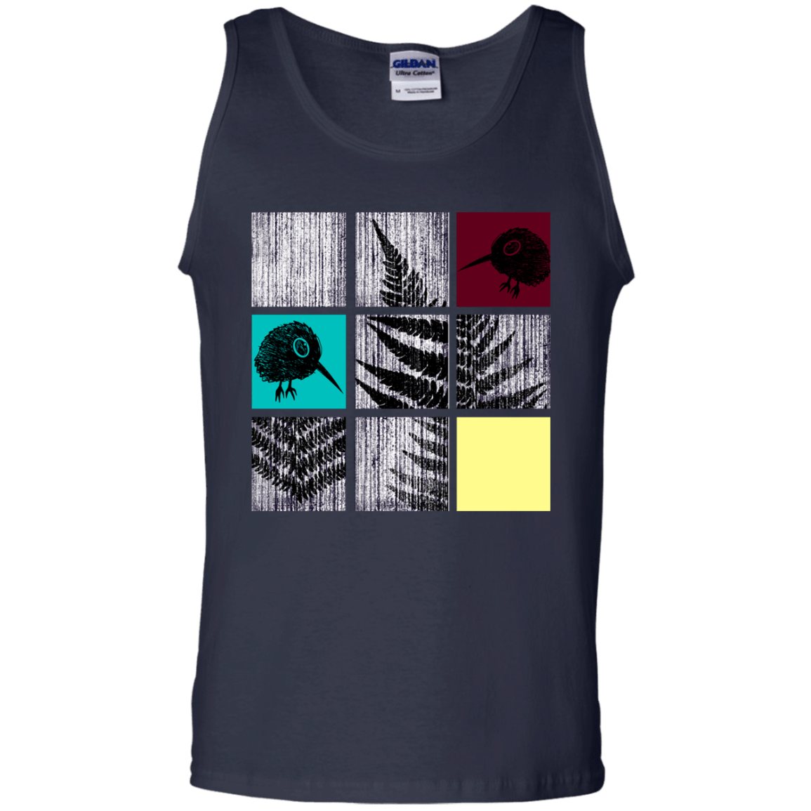 T-Shirts Navy / S Ferns n Chicks Men's Tank Top