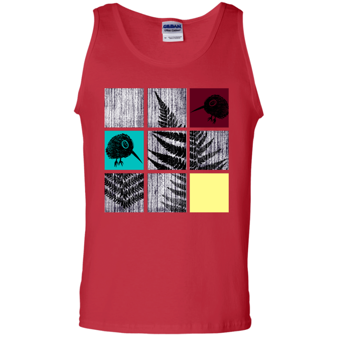 T-Shirts Red / S Ferns n Chicks Men's Tank Top