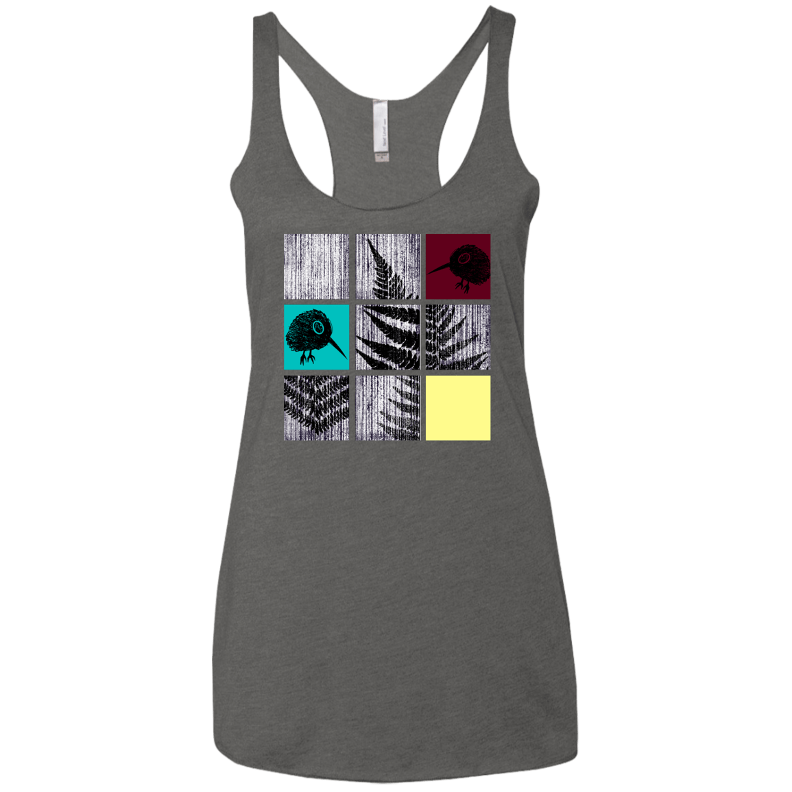 T-Shirts Premium Heather / X-Small Ferns n Chicks Women's Triblend Racerback Tank