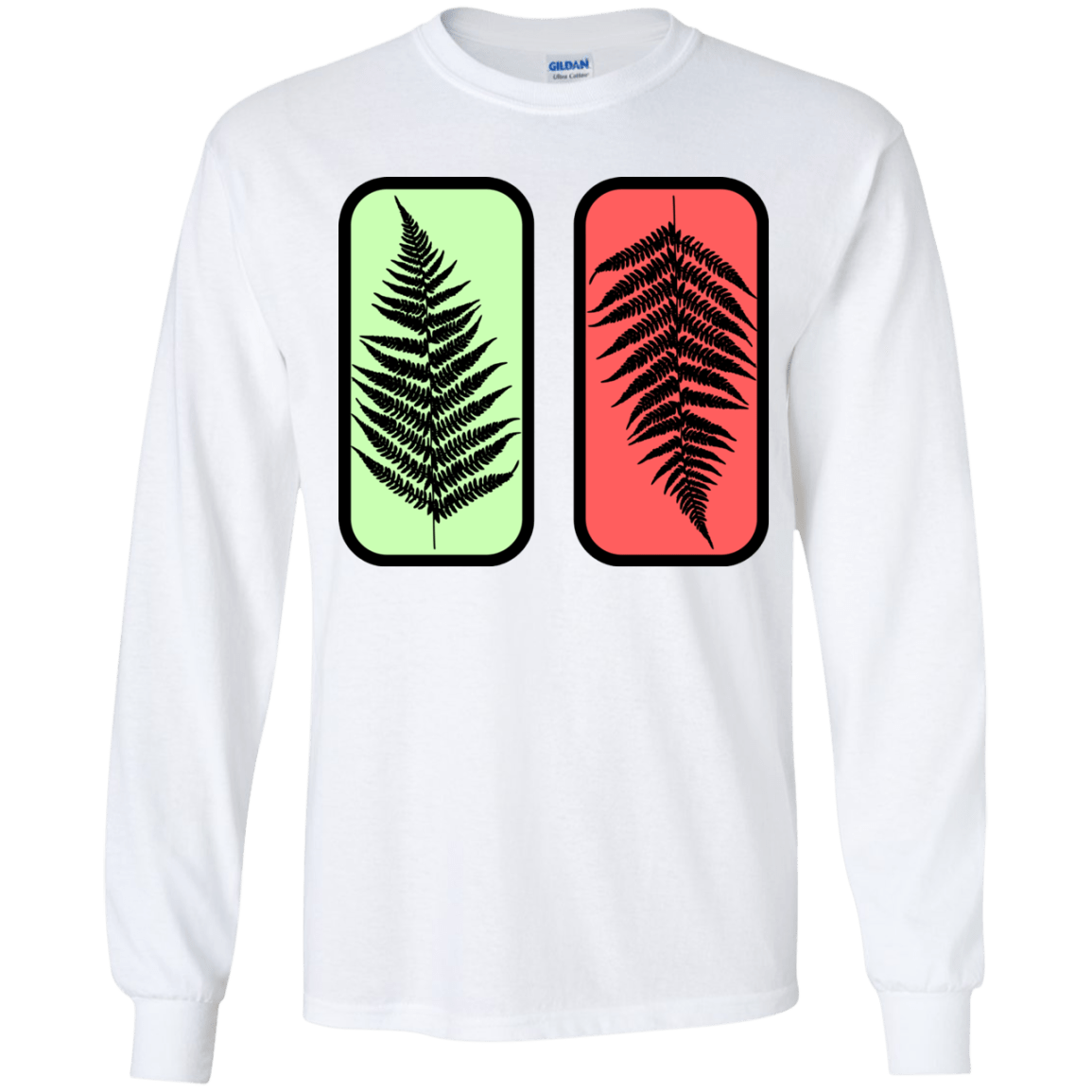 T-Shirts White / YS Ferns Youth Long Sleeve T-Shirt