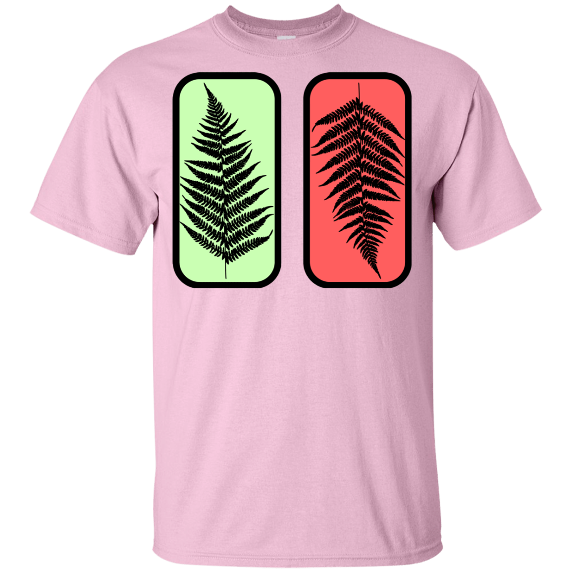 T-Shirts Light Pink / YXS Ferns Youth T-Shirt