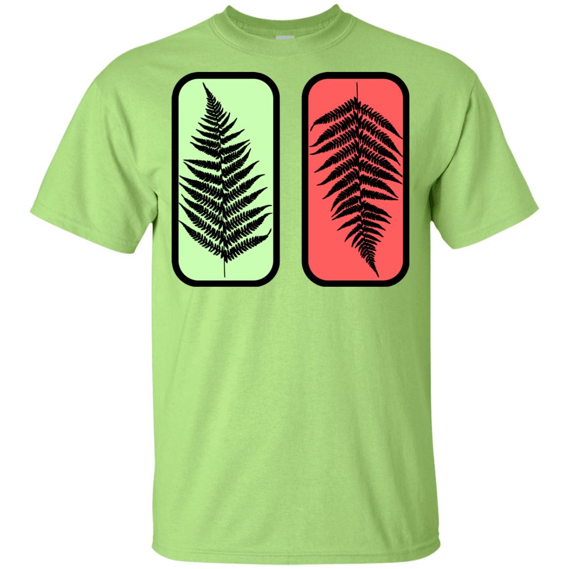 T-Shirts Mint Green / YXS Ferns Youth T-Shirt