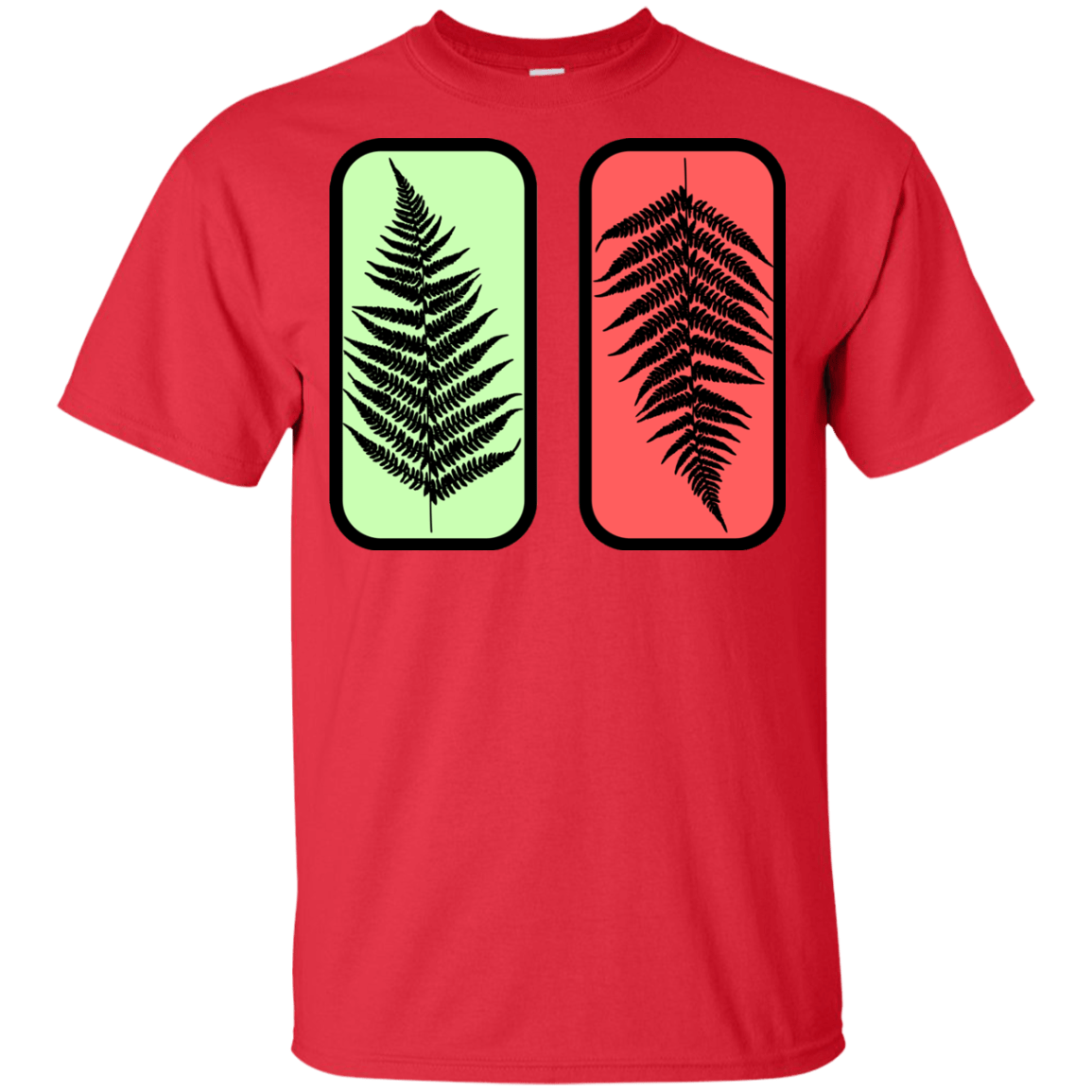 T-Shirts Red / YXS Ferns Youth T-Shirt