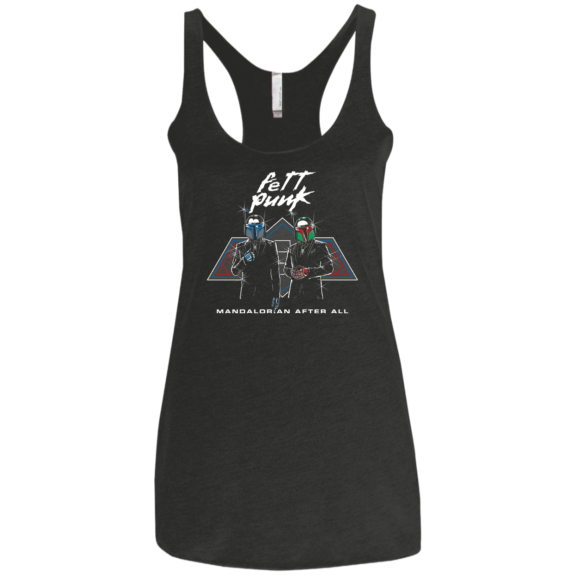 T-Shirts Vintage Black / X-Small Fett Punk Women's Triblend Racerback Tank