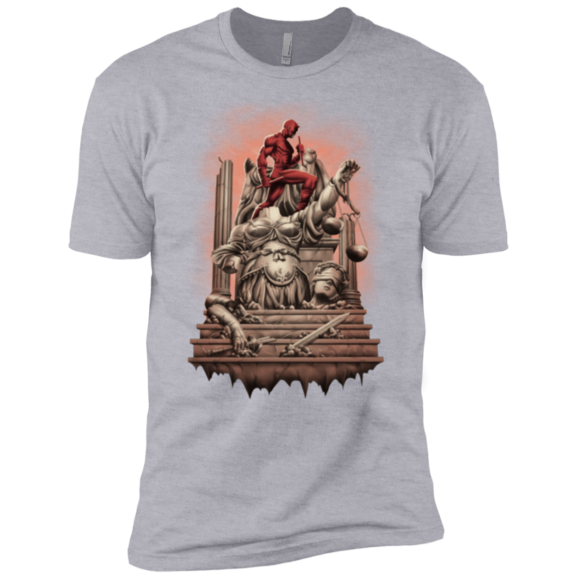 T-Shirts Heather Grey / YXS Fiat Justitia Ruat Caelum Boys Premium T-Shirt