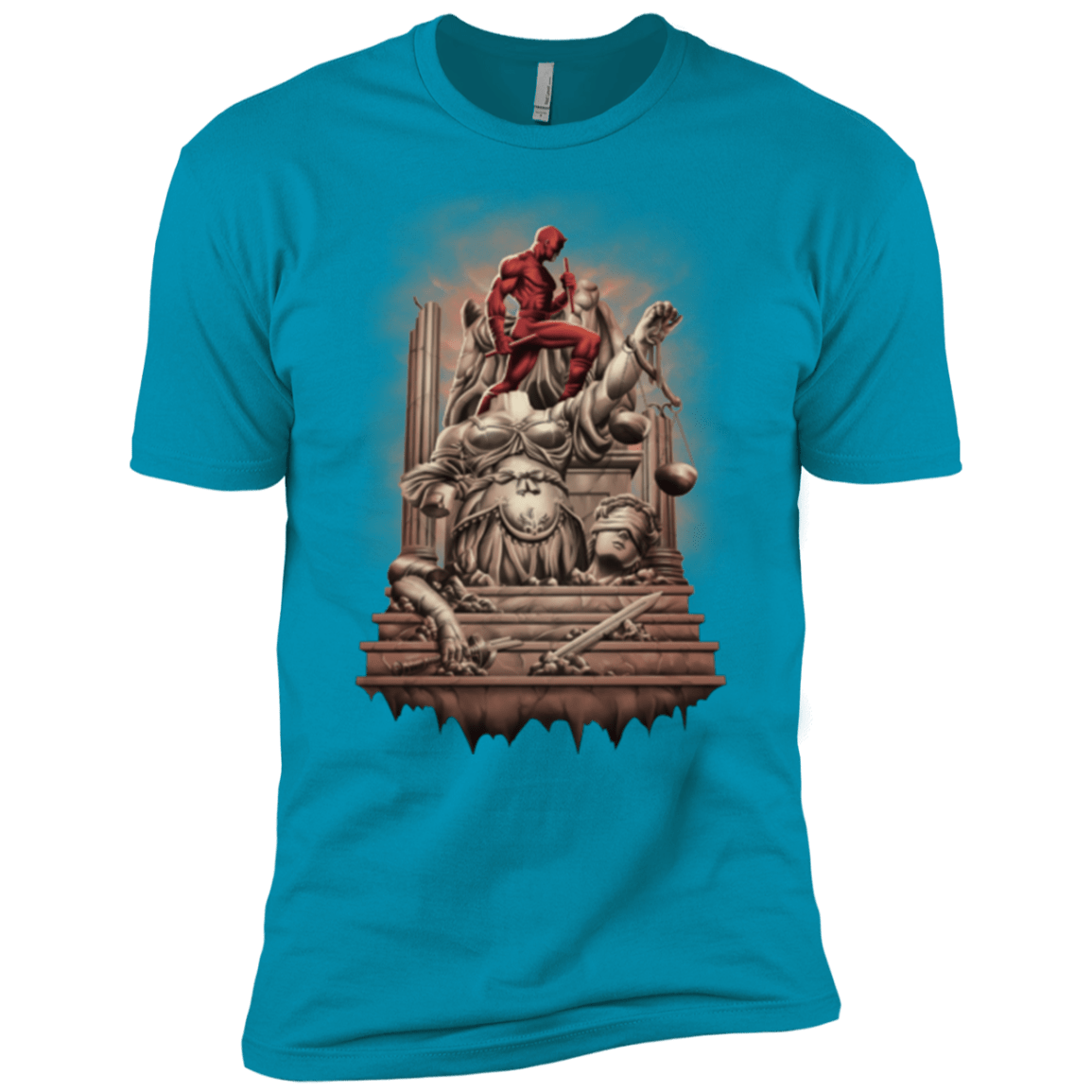 T-Shirts Turquoise / YXS Fiat Justitia Ruat Caelum Boys Premium T-Shirt