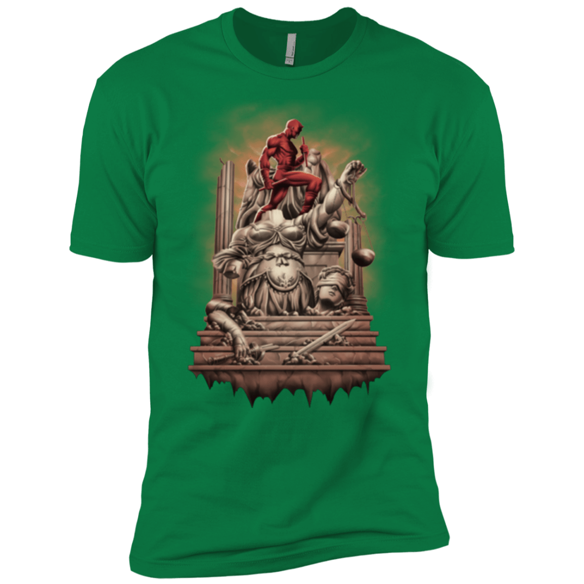 T-Shirts Kelly Green / X-Small Fiat Justitia Ruat Caelum Men's Premium T-Shirt