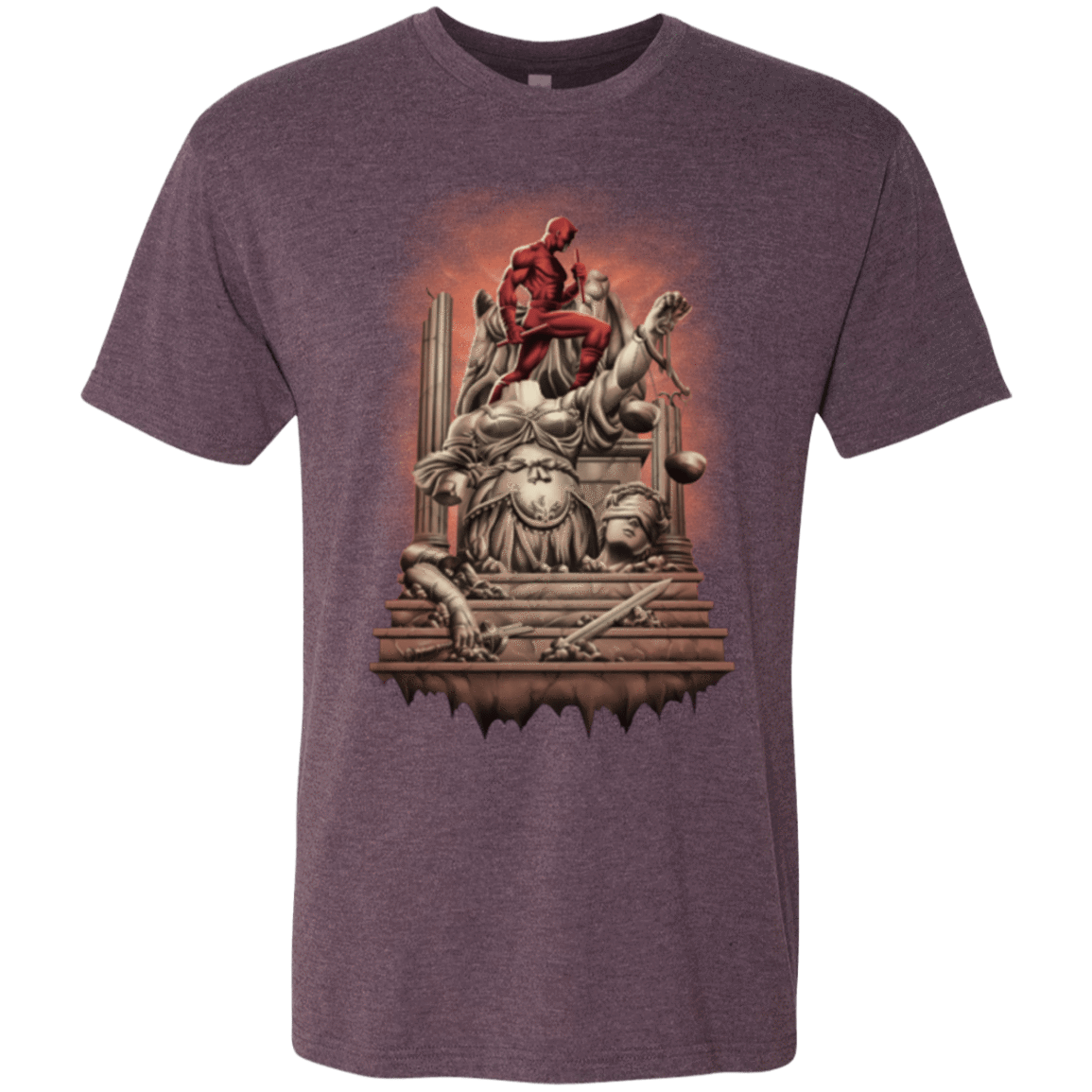 T-Shirts Vintage Purple / Small Fiat Justitia Ruat Caelum Men's Triblend T-Shirt