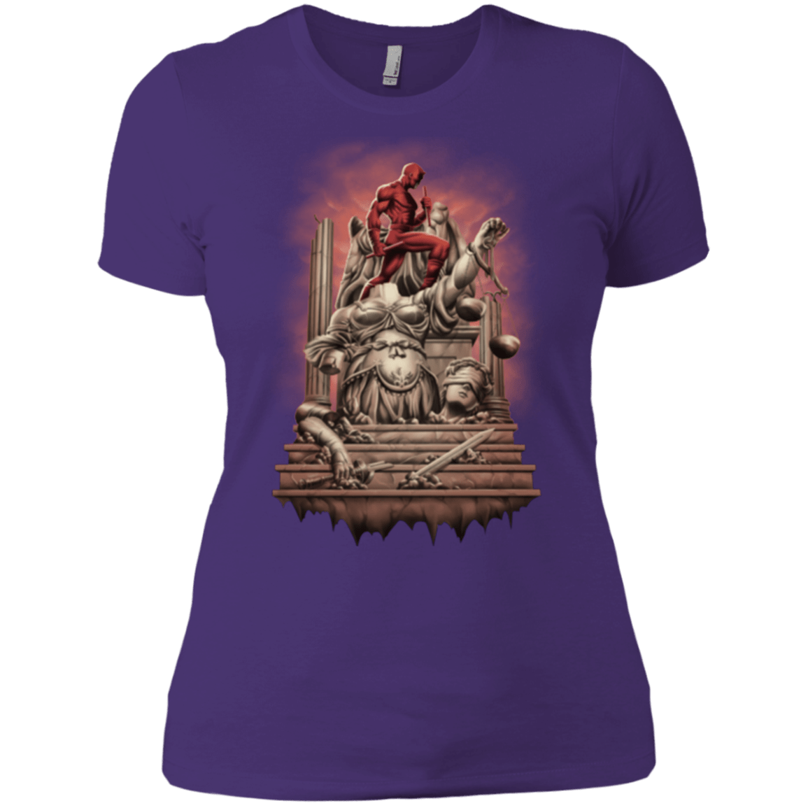 T-Shirts Purple / X-Small Fiat Justitia Ruat Caelum Women's Premium T-Shirt