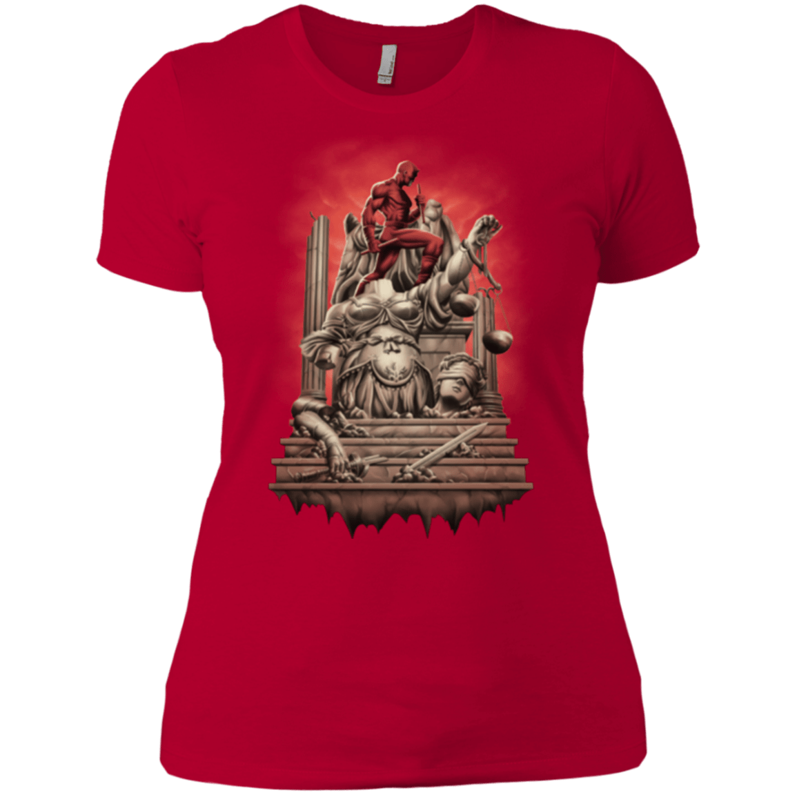 T-Shirts Red / X-Small Fiat Justitia Ruat Caelum Women's Premium T-Shirt