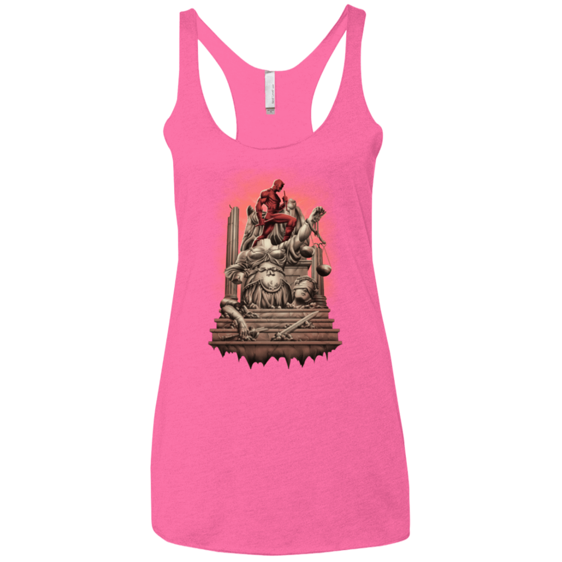 T-Shirts Vintage Pink / X-Small Fiat Justitia Ruat Caelum Women's Triblend Racerback Tank