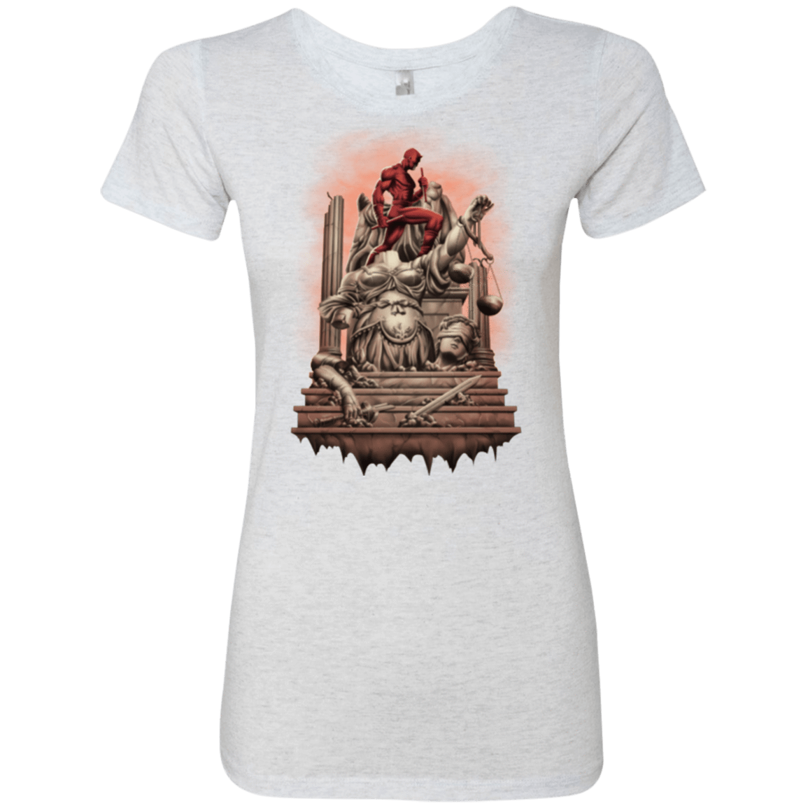 T-Shirts Heather White / Small Fiat Justitia Ruat Caelum Women's Triblend T-Shirt