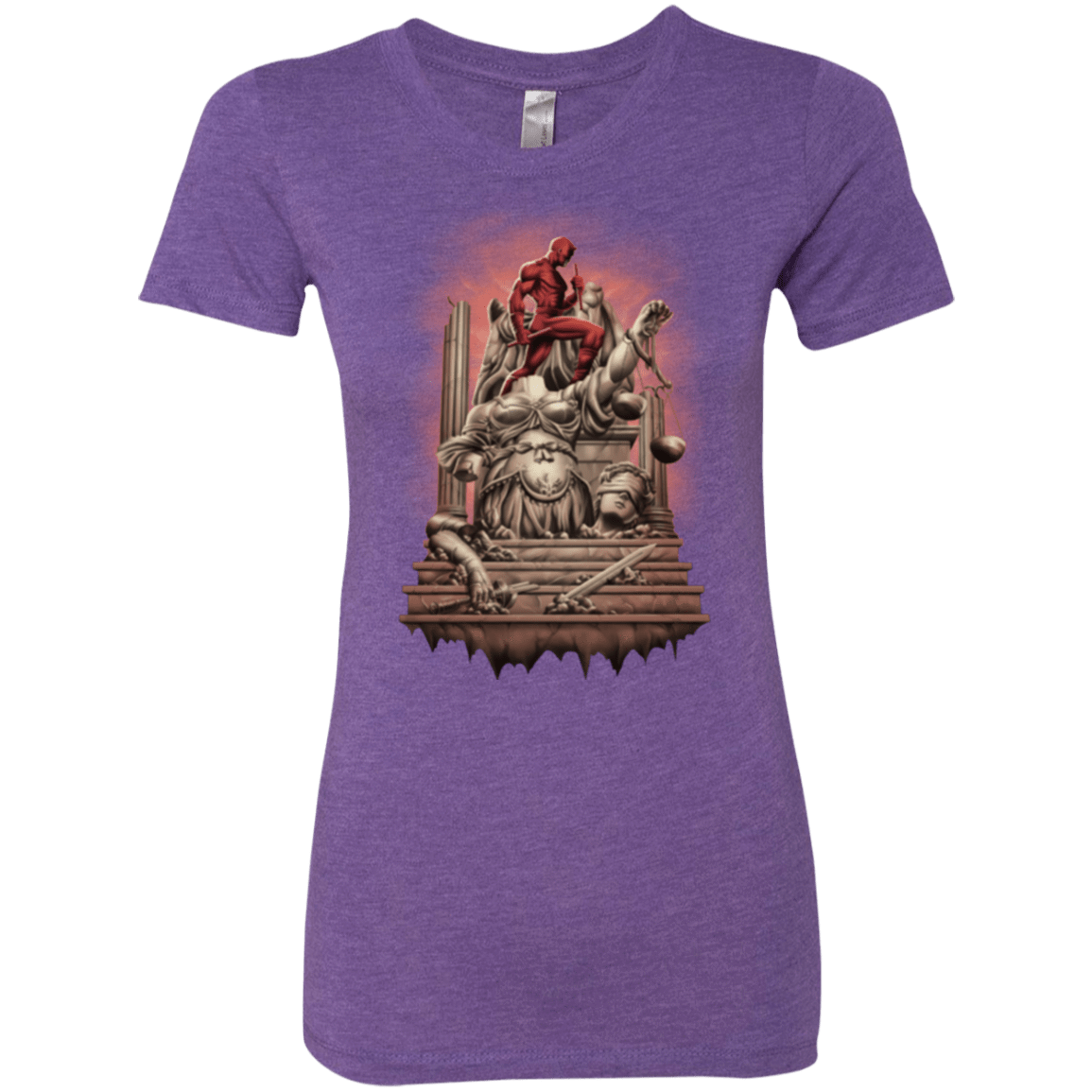 T-Shirts Purple Rush / Small Fiat Justitia Ruat Caelum Women's Triblend T-Shirt