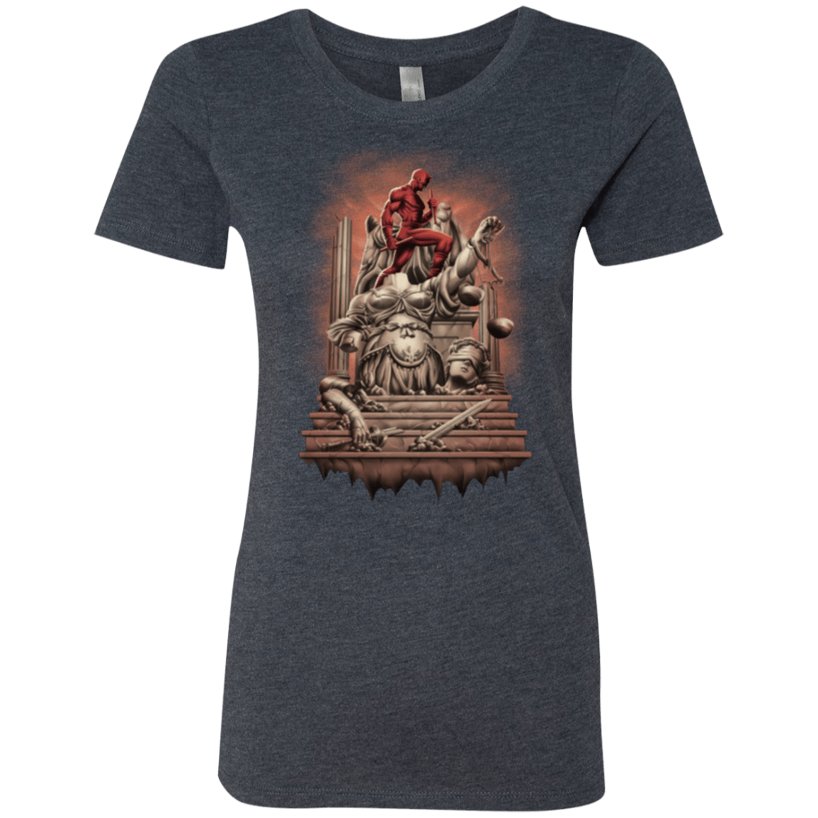 T-Shirts Vintage Navy / Small Fiat Justitia Ruat Caelum Women's Triblend T-Shirt