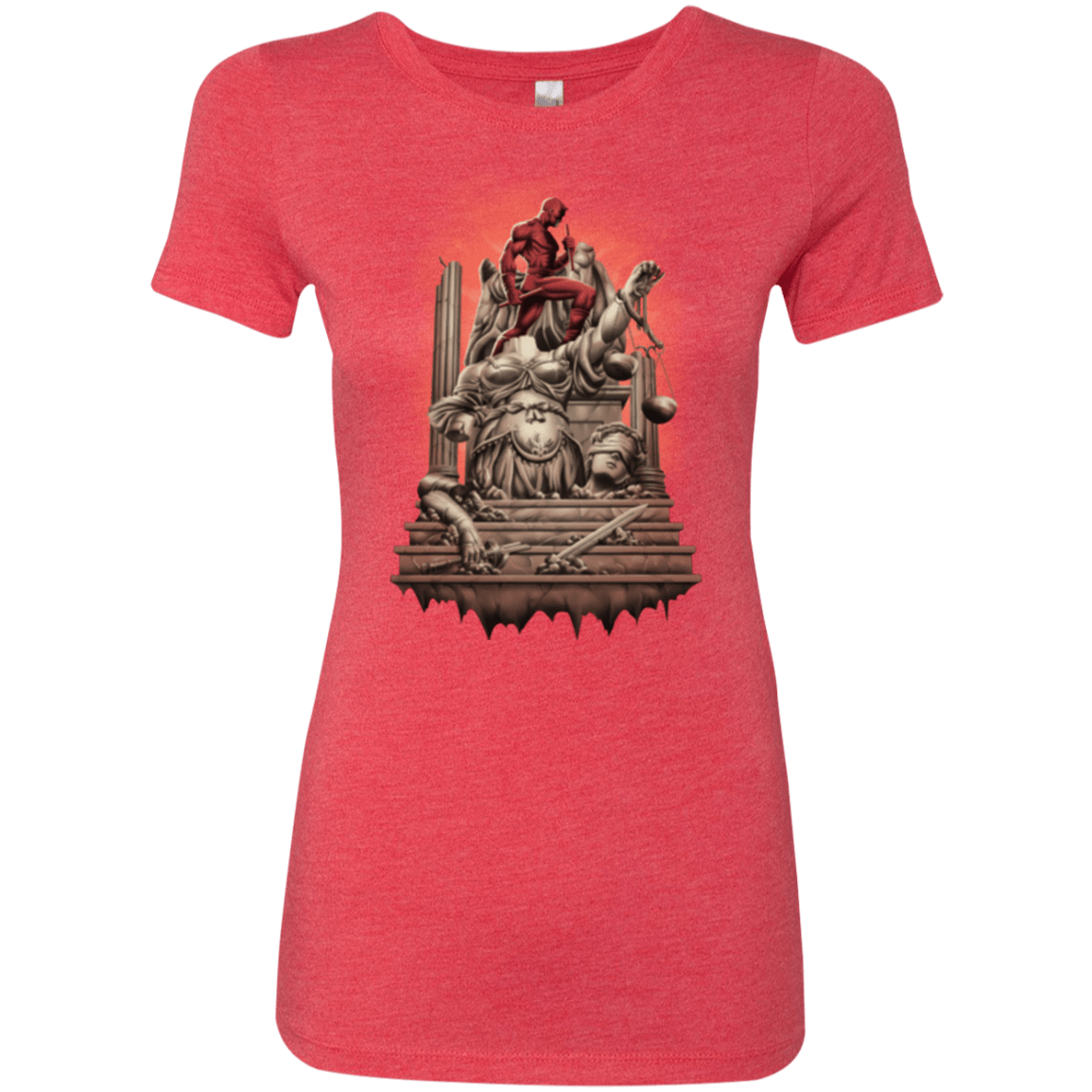 T-Shirts Vintage Red / Small Fiat Justitia Ruat Caelum Women's Triblend T-Shirt